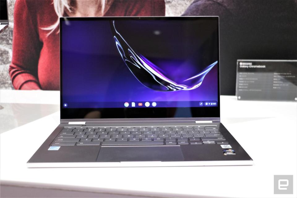 Samsung Galaxy Chromebook hands-on at CES 2020