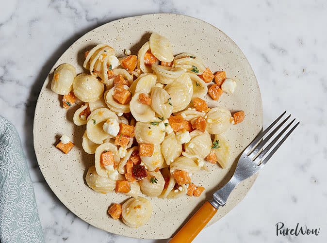 Butternut Squash and Goat Cheese Pasta Salad