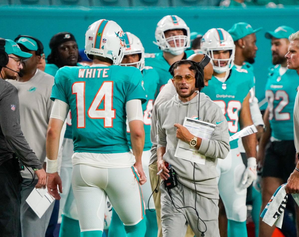 Dolphins name Mike White backup quarterback behind Tua Tagovailoa