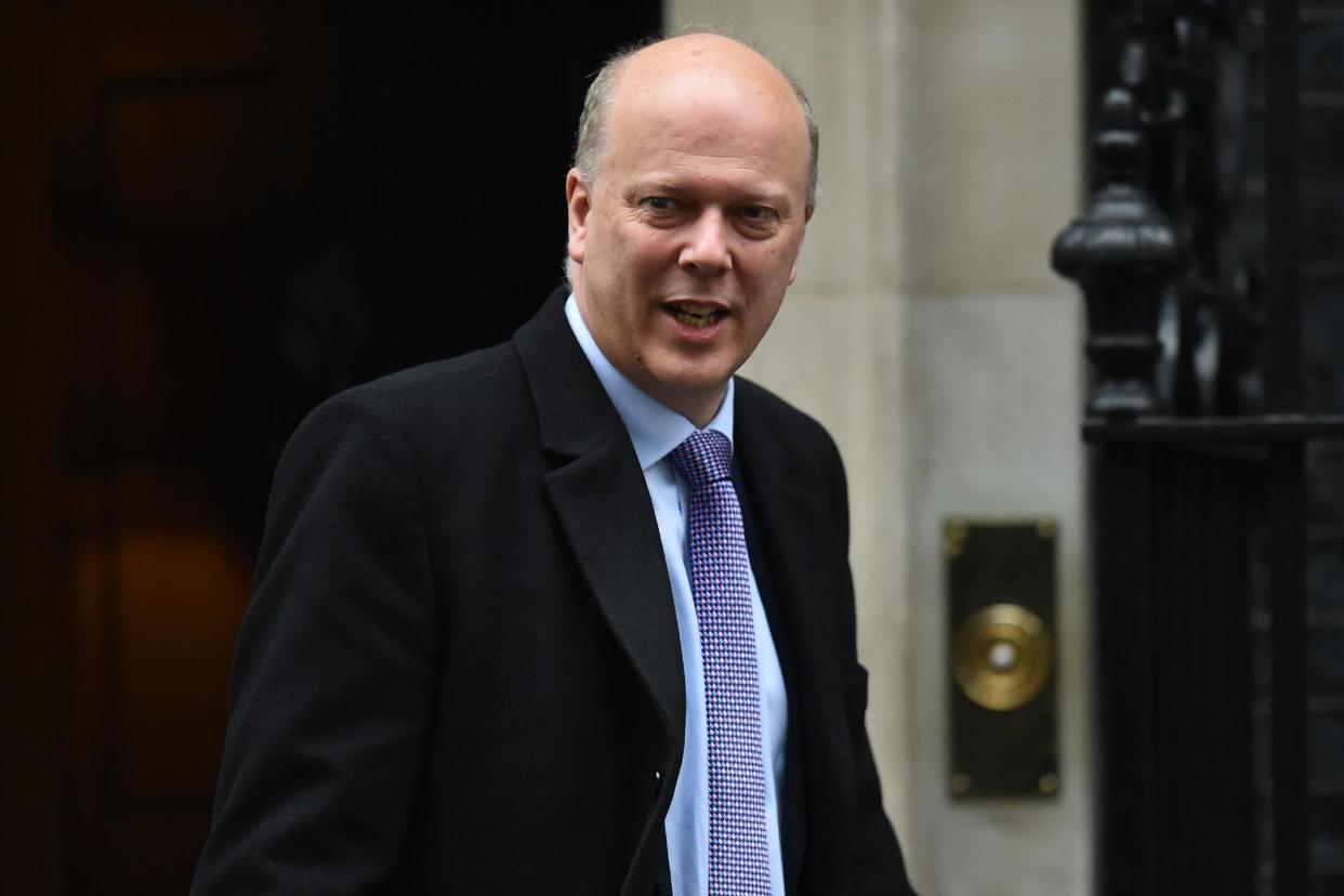 Leave campaigner: Chris Grayling: AFP/Getty Images