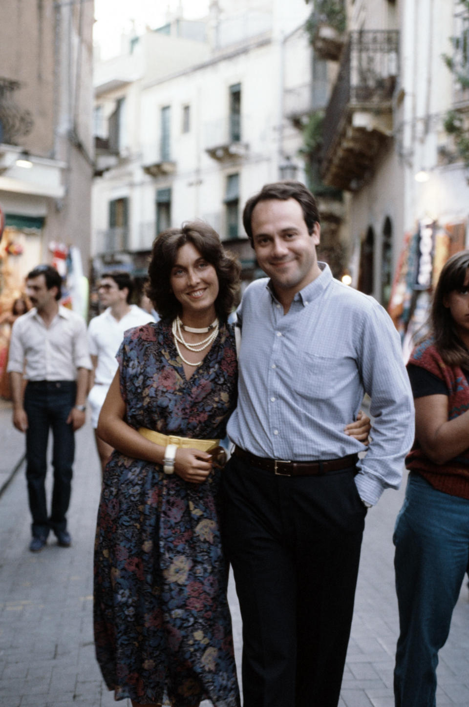 Con la ex moglie Gianna Scarpelli (Photo by Mario Notarangelo/Mondadori via Getty Images)