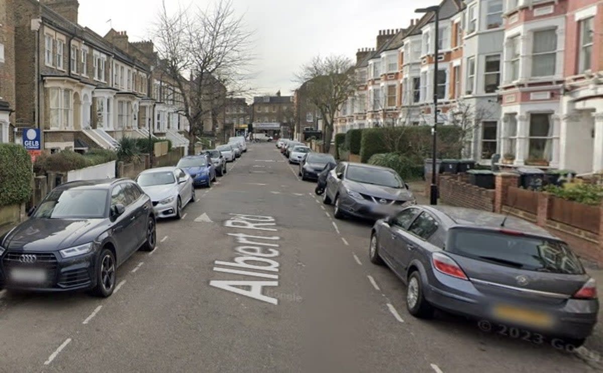 Police found a 23-year-old man injured on Albert Road, Crouch End (Google Maps)