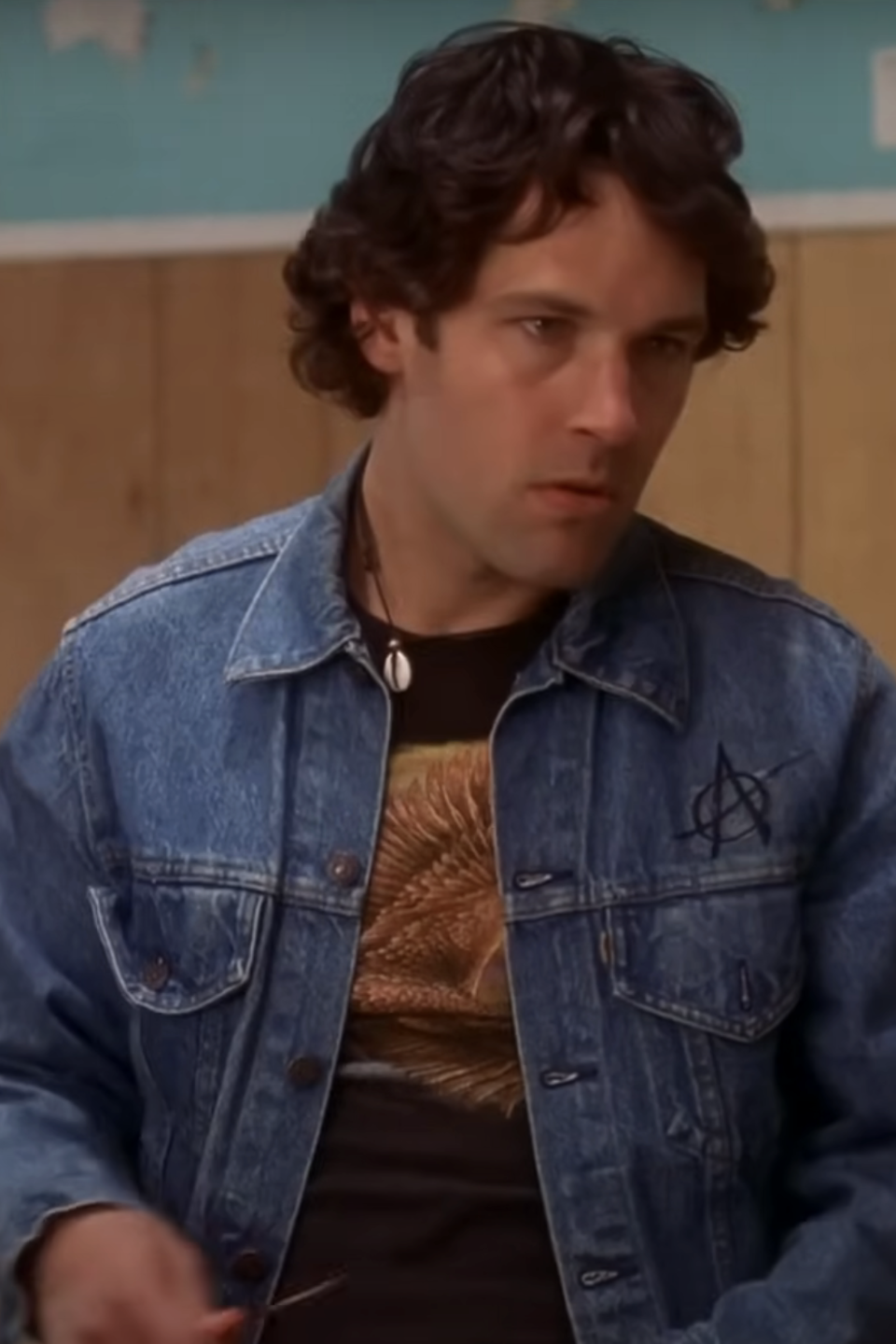 Andy in denim jacket