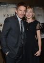 NEW YORK, NY - OCTOBER 08: Actors Ethan Hawke and Juliet Rylance attends the "Sinister" premiere at the Tribeca Grand Hotel on October 8, 2012 in New York City. (Photo by Dimitrios Kambouris/Getty Images)