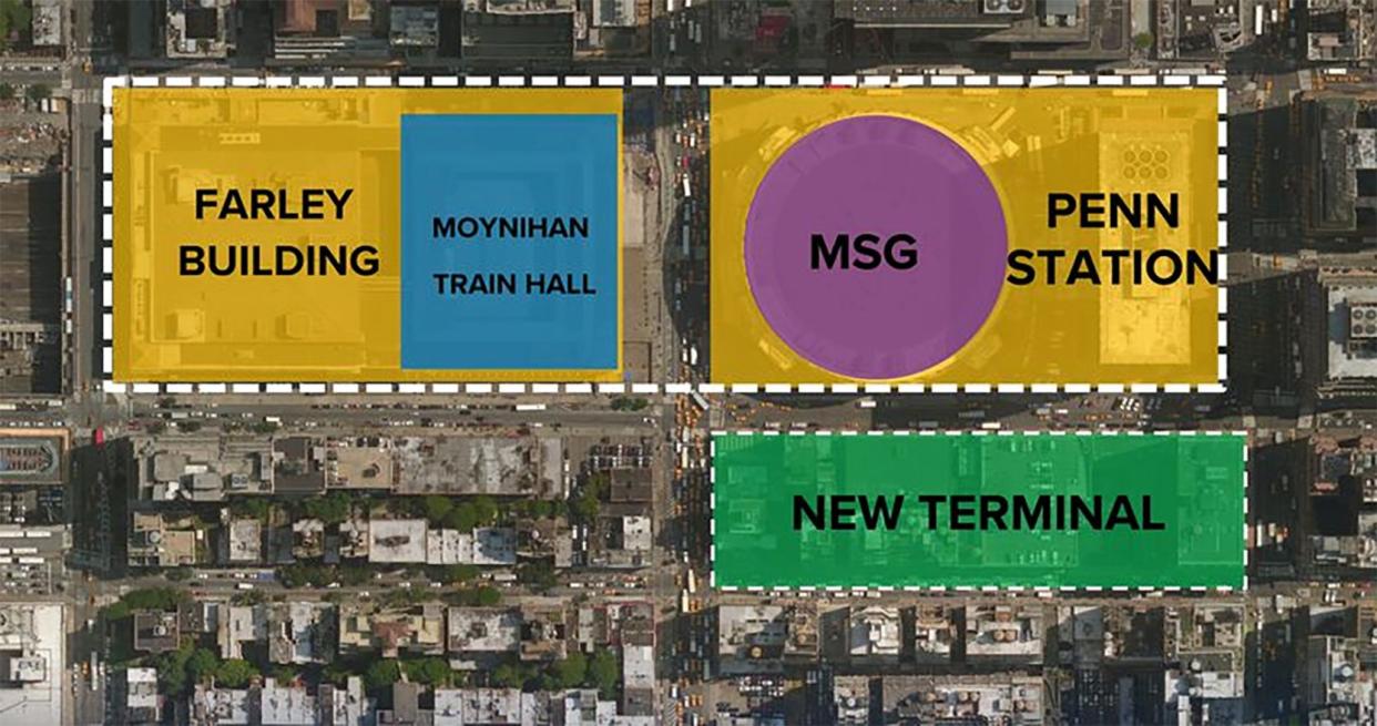 21st Century Empire Station Complex in Manhattan that includes utilizing the block south of Madison Square Garden. 