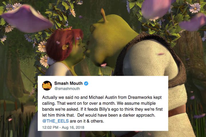 Let the Record Show That Smashing Pumpkins and Smash Mouth Are Fighting  About Shrek