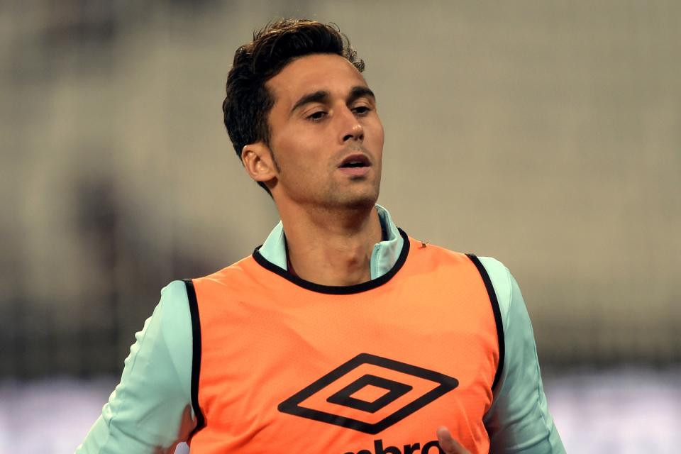 Struggle: Alvaro Arbeloa made just three appearances for the Hammers: Arfa Griffiths/West Ham United via Getty Images