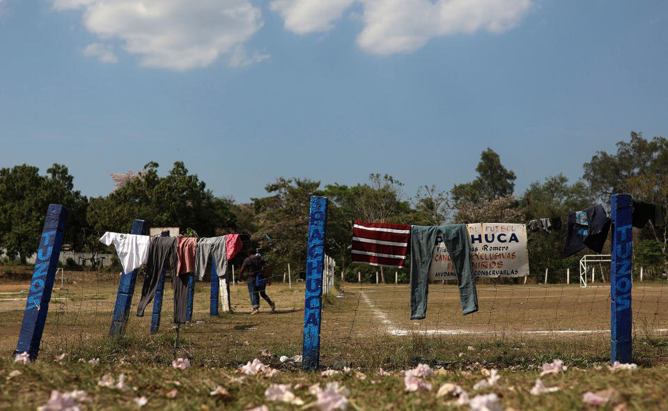 Central American migrants caravan