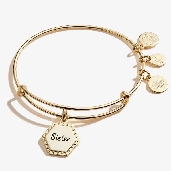 <p><a href="https://go.redirectingat.com?id=74968X1596630&url=https%3A%2F%2Fwww.alexandani.com%2Fproducts%2Fsister-woven-together-charm-bangle-bracelet%3Fvariant%3D32680603680871%26g_acctid%3D676-161-1271%26g_adgroupid%3D157196821842%26g_adid%3D680721377885%26g_adtype%3Dpla%26g_campaign%3DPLA_NB%26g_campaignid%3D20423634448%26g_ifproduct%3Dproduct%26g_keywordid%3Dpla-735737451486%26g_merchantid%3D9284644%26g_network%3Dg%26g_partition%3D735737451486%26g_productchannel%3Donline%26g_productid%3DA20BILY05SAG%26nbt%3Dnb%253Aadwords%253Ag%253A20423634448%253A157196821842%253A680721377885%26nb_adtype%3Dpla%26nb_ti%3Dpla-735737451486%26nb_mi%3D9284644%26nb_pc%3Donline%26nb_pi%3DA20BILY05SAG%26nb_ppi%3D735737451486%26gad_source%3D1%26gclid%3DCjwKCAiAlJKuBhAdEiwAnZb7lb01B6k0hiL7YgluiWzPUkHqwscjPWHgiyMGBbqAM3v-5NI83hF5GBoCT6EQAvD_BwE&sref=https%3A%2F%2Fwww.womenshealthmag.com%2Flife%2Fa19944763%2Fgifts-for-your-sister%2F" rel="nofollow noopener" target="_blank" data-ylk="slk:Shop Now;elm:context_link;itc:0;sec:content-canvas" class="link ">Shop Now</a></p><p>Sister, 'Woven Together' Charm Bangle</p><p>alexandani.com</p><p>$24.00</p>