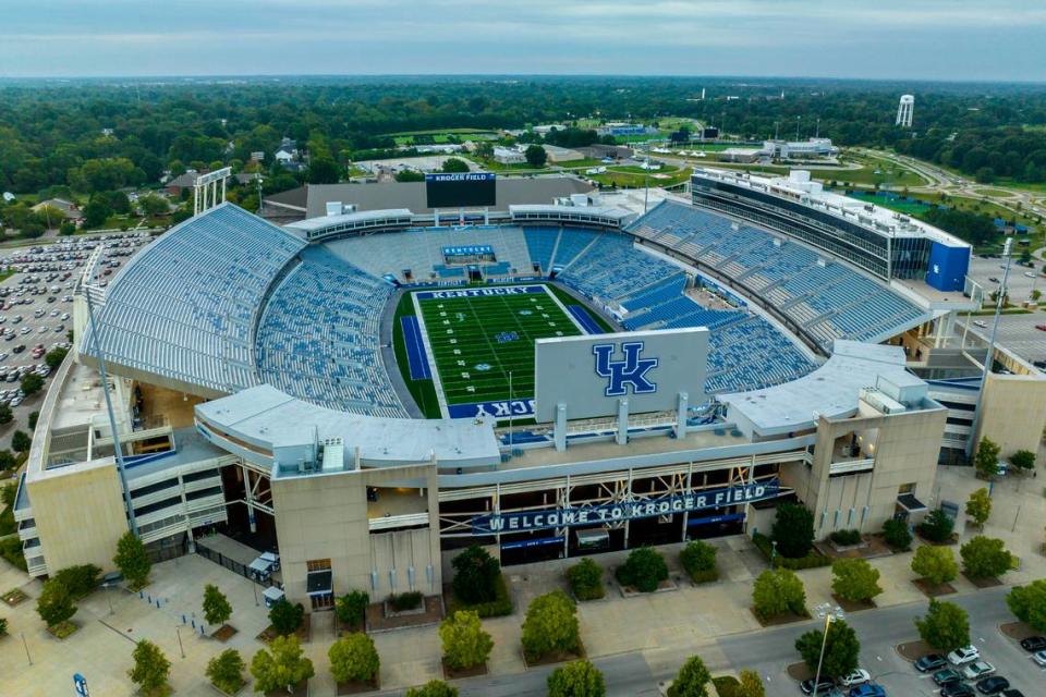 Food safety inspections at Kroger Field on Sept. 16, 2023, resulted in quarantine/voluntary destruction of hot dogs from a concession stand, according to the Lexington-Fayette County Health Department’s online database.