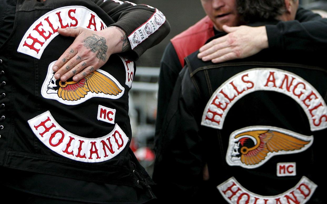 Hells Angels motorcycle gangs have been banned elsewhere in Europe - REX