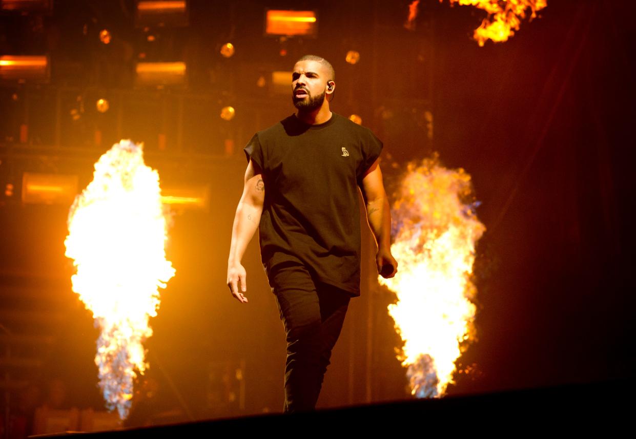 Drake performs at the 2015 Austin City Limits Music Festival. Drake will make his first appearance since 2016 at the Moody Center on Sept. 11.