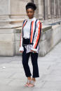 <p>Who: Charlene <br>Job: Print maker<br>Outfit: H&M blouse, Clutch 6.26.4, ASOS jacket </p>