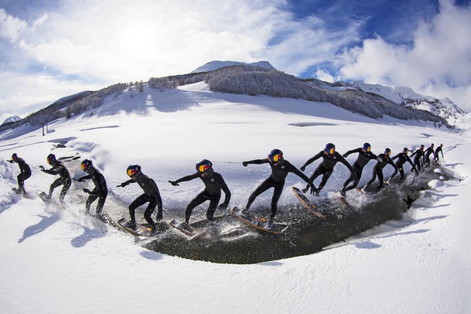 Brian Grubb inventa nuevo deporte invernal. Foto: Andreas Mohaupt / Red Bull Content Pool