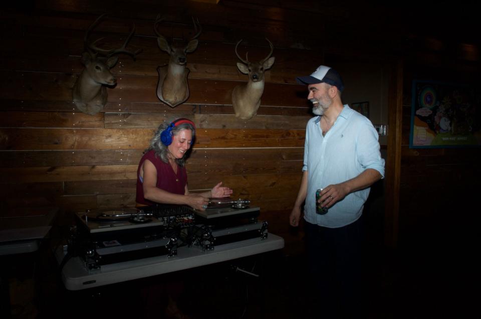 Tracy Shedd and James Tritten of Wilmington's Fort Lowell Records. They DJ every Tuesday at the Satellite Bar & Lounge.