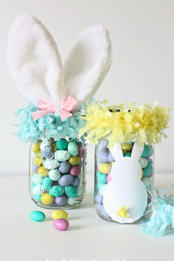 Mason Jar Easter Baskets