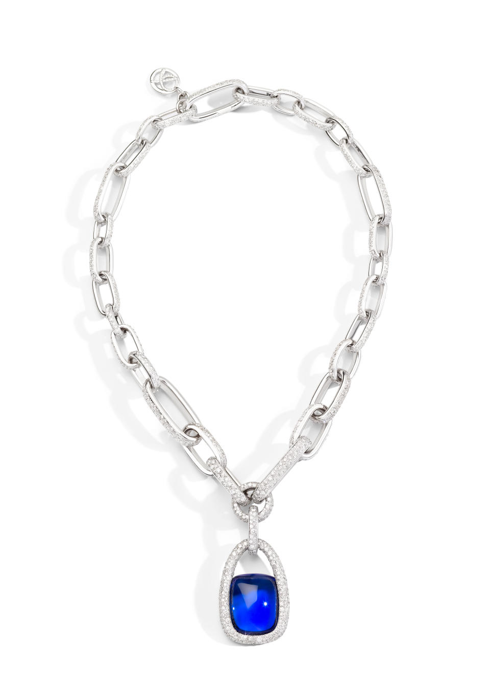 Pomellato’s Tanzanite Princess Chain necklace. - Credit: courtesy image