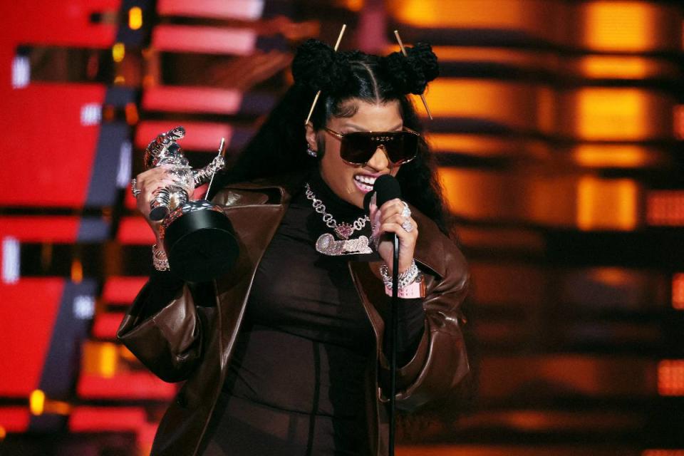 Nicky Minaj ganó en la categoría de hip hop en los VMA's. (Foto: AFP)