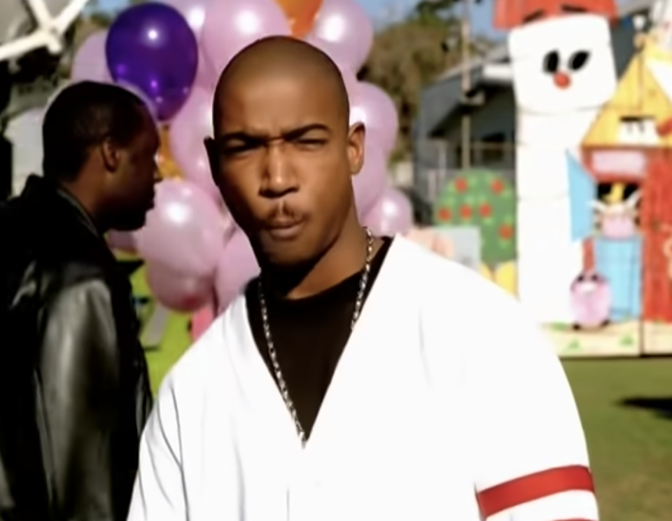 Ja Rule in his "Mesmerize" music video