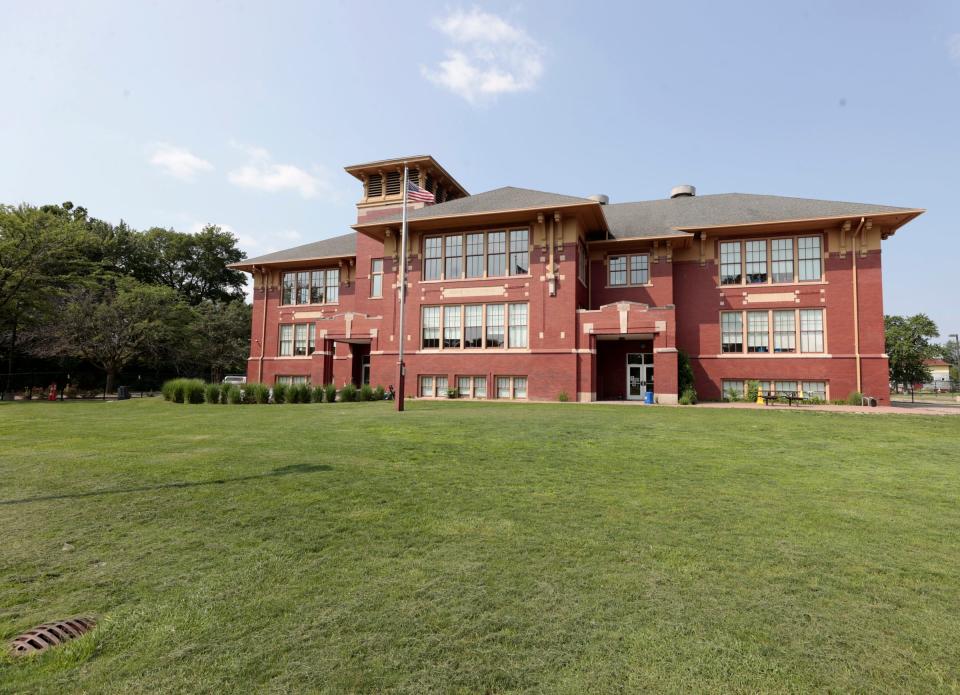 The Duane Doty School in Detroit on Friday, July 14, 2023. It is one of ten historic schools in Detroit.