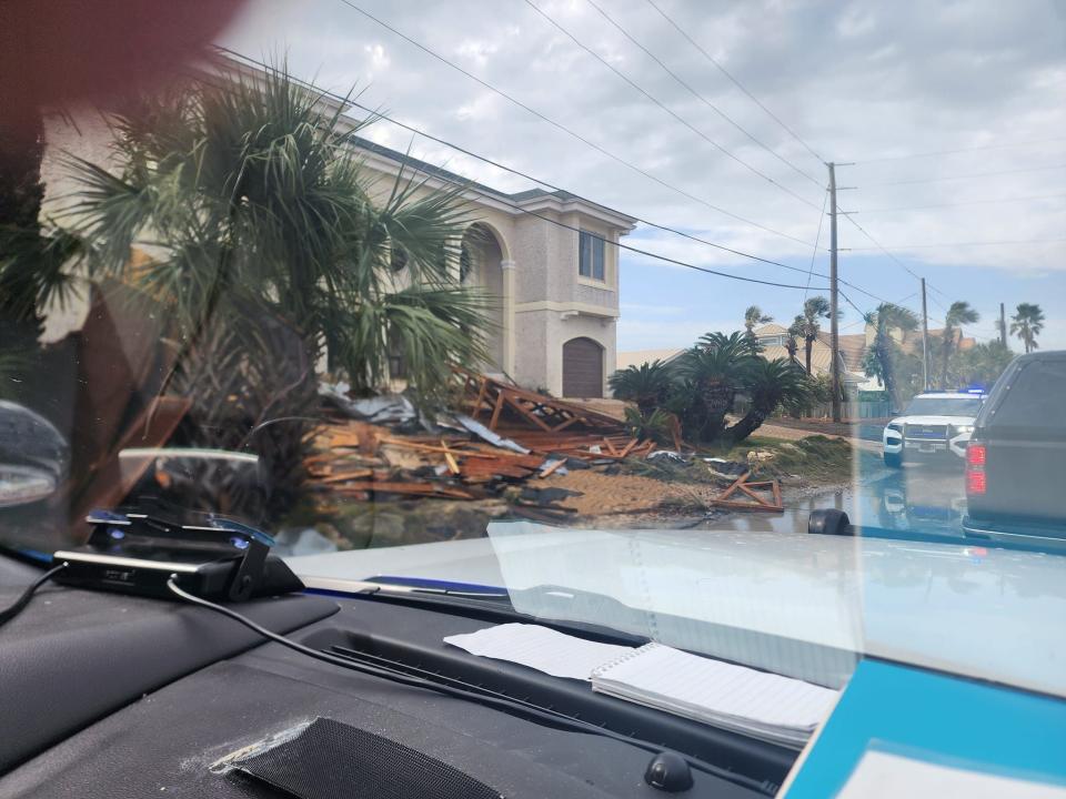 The Bay County Sheriff's Office shared images of storm destruction from the Florida Panhandle.