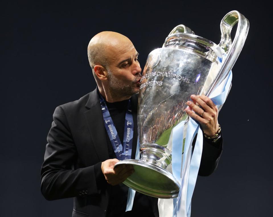The Manchester City boss warned that there are teams that win the Champions League ‘and after one or two seasons disappear’ (Getty Images)