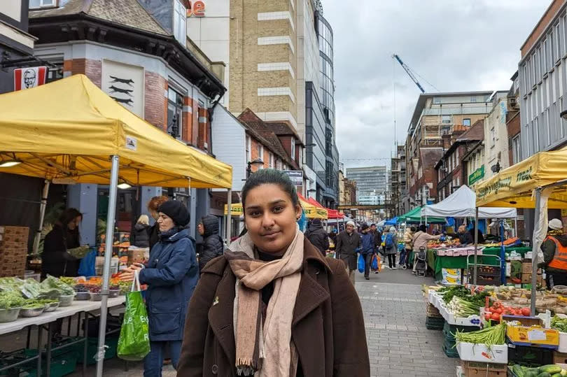 Councillor Ria Patel on Surrey Street Market