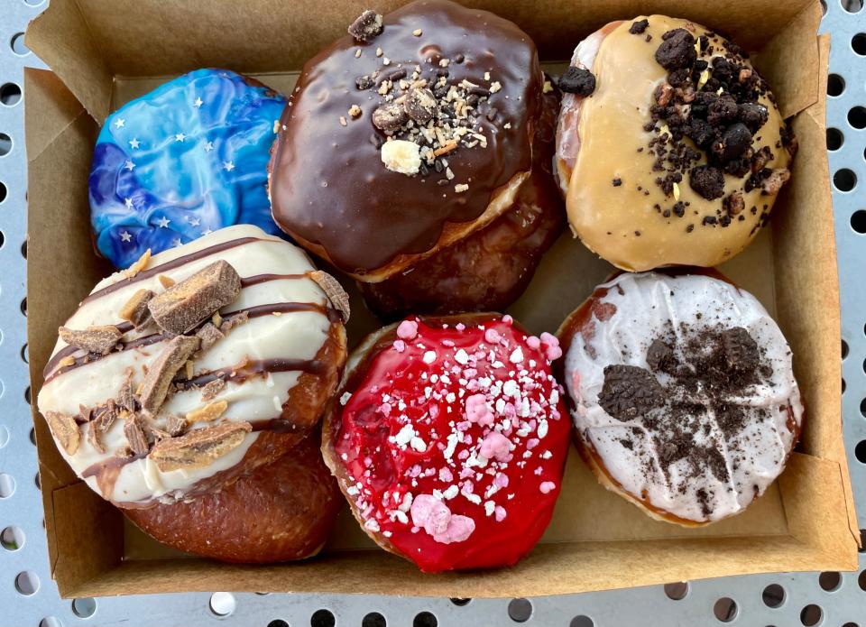Sheetz introduced eight gourmet doughnuts to their menu. The flavors include: peanut butter cup, cookies n cream, strawberry shortcake, vanilla galaxy, turtle brownie, coconut chocolate, apple fest fritter and classic glazed.