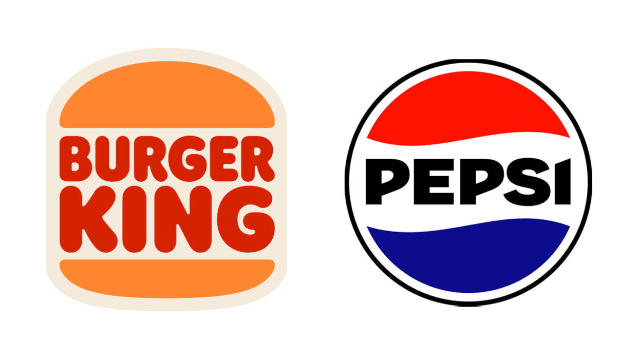  Burger King and Pepsi logo. 