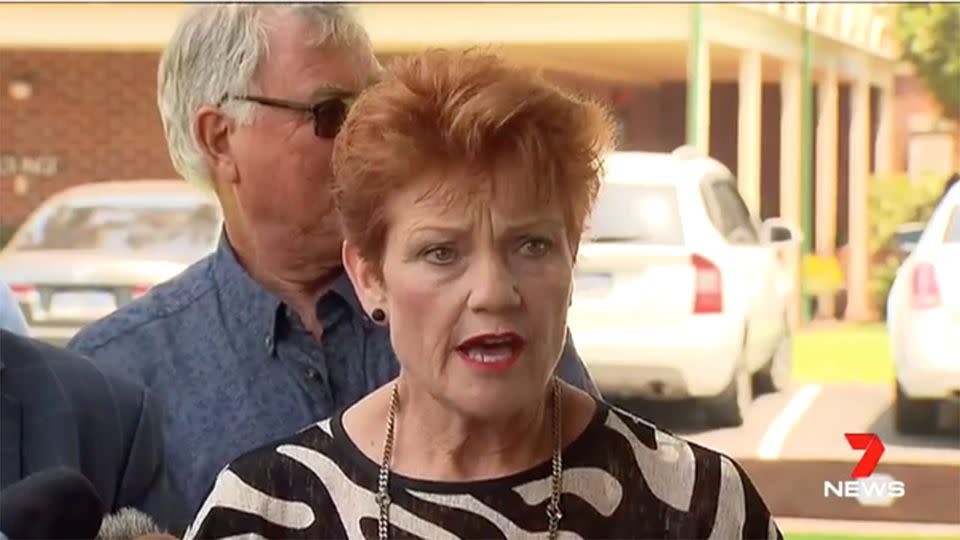 Thirty seconds after her media advisor whispered in her ear, Pauline Hanson declared the Melbourne criminal attack as a 