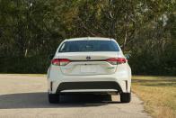 <p>As with any hybrid, the biggest selling point of this Corolla is fuel economy. Toyota estimates that the Corolla hybrid will get more than 50 mpg combined, which would make it one of the most fuel-efficient cars on sale.</p>