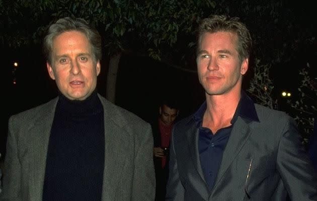 Michael and Val at the premiere of The Ghost in the Darkness in 1996. Source: Getty