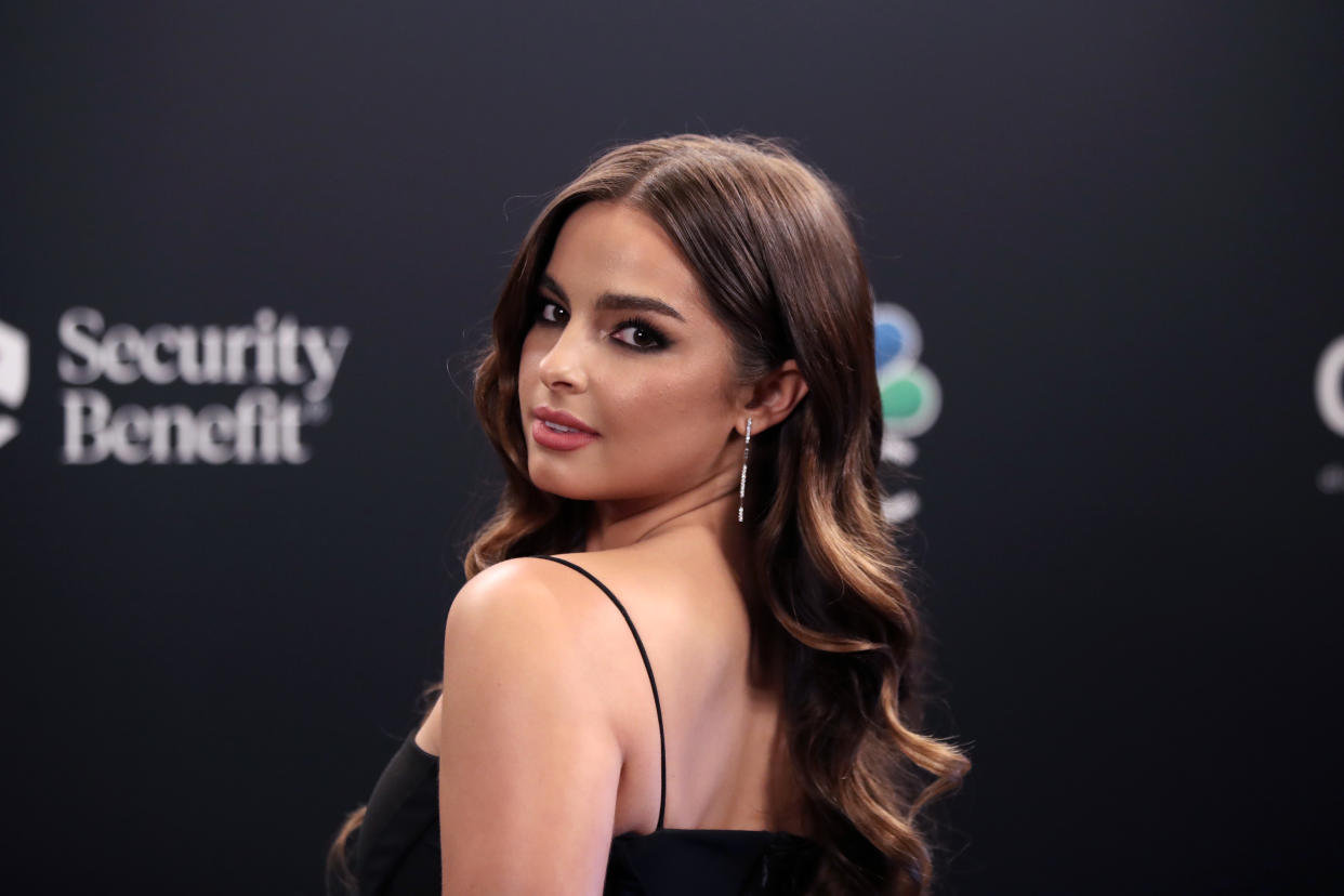 BILLBOARD MUSIC AWARDS --  Red Carpet -- 2020 BBMA at the Dolby Theater, Los Angeles, California -- Pictured: In this image released on October 14, Addison Rae attends the 2020 Billboard Music Awards, broadcast on October 14, 2020 at the Dolby Theatre in Los Angeles, California. --  (Photo by: Todd Williamson/NBC/NBCU Photo Bank via Getty Images)