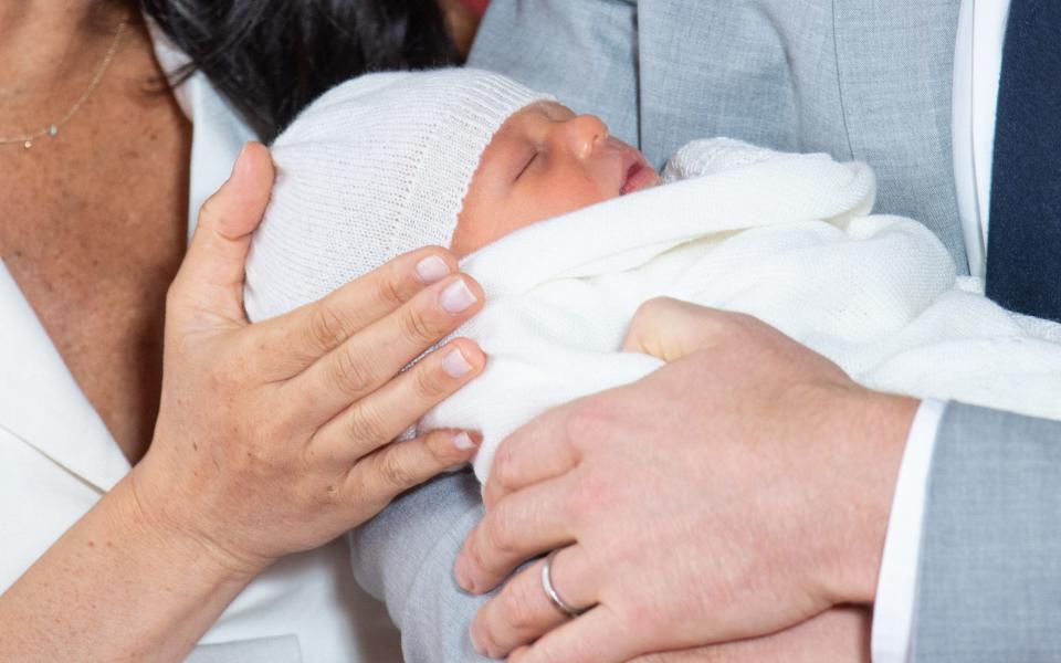 Archie, shortly after he was born - Dominic Lipinski/PA Wire