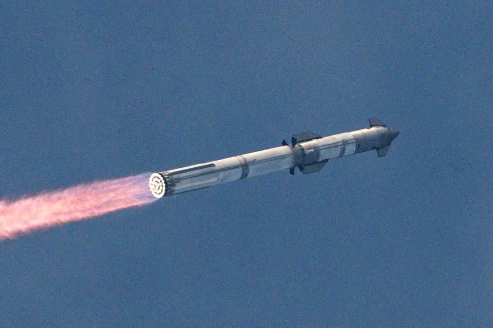 A space flight through Musk’s company SpaceX can cost at least $300,000. The image above shows a Starship spacecraft taking off from Boca Chica, Texas last week. AFP via Getty Images