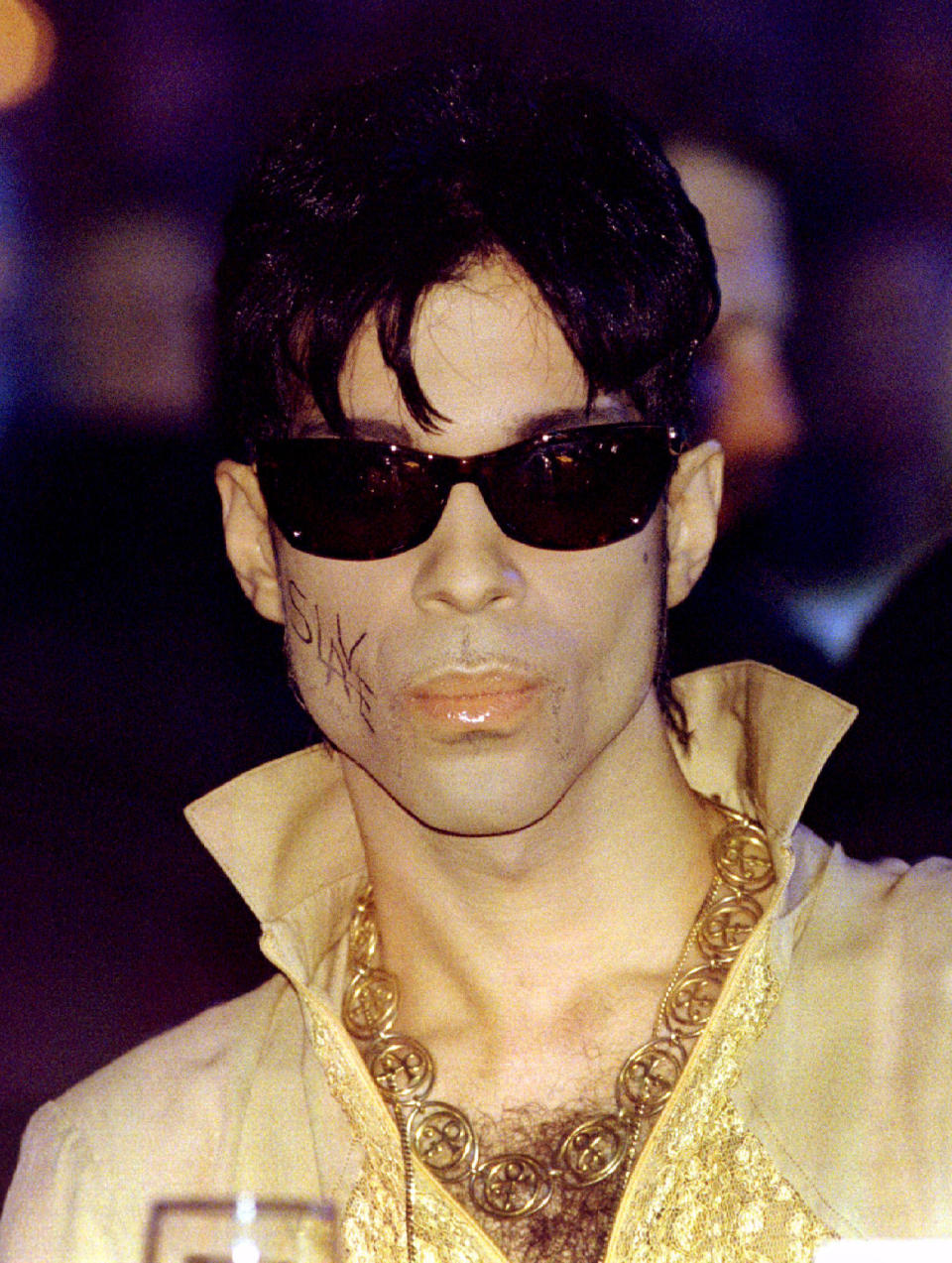 The man formerly known as Prince, attends the Brit awards, February 20. The singer was named International Pop Music Star of the year