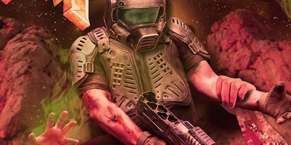 ¿Correr DOOM? Este fan prefirió meterse en el juego haciendo sets de cartón