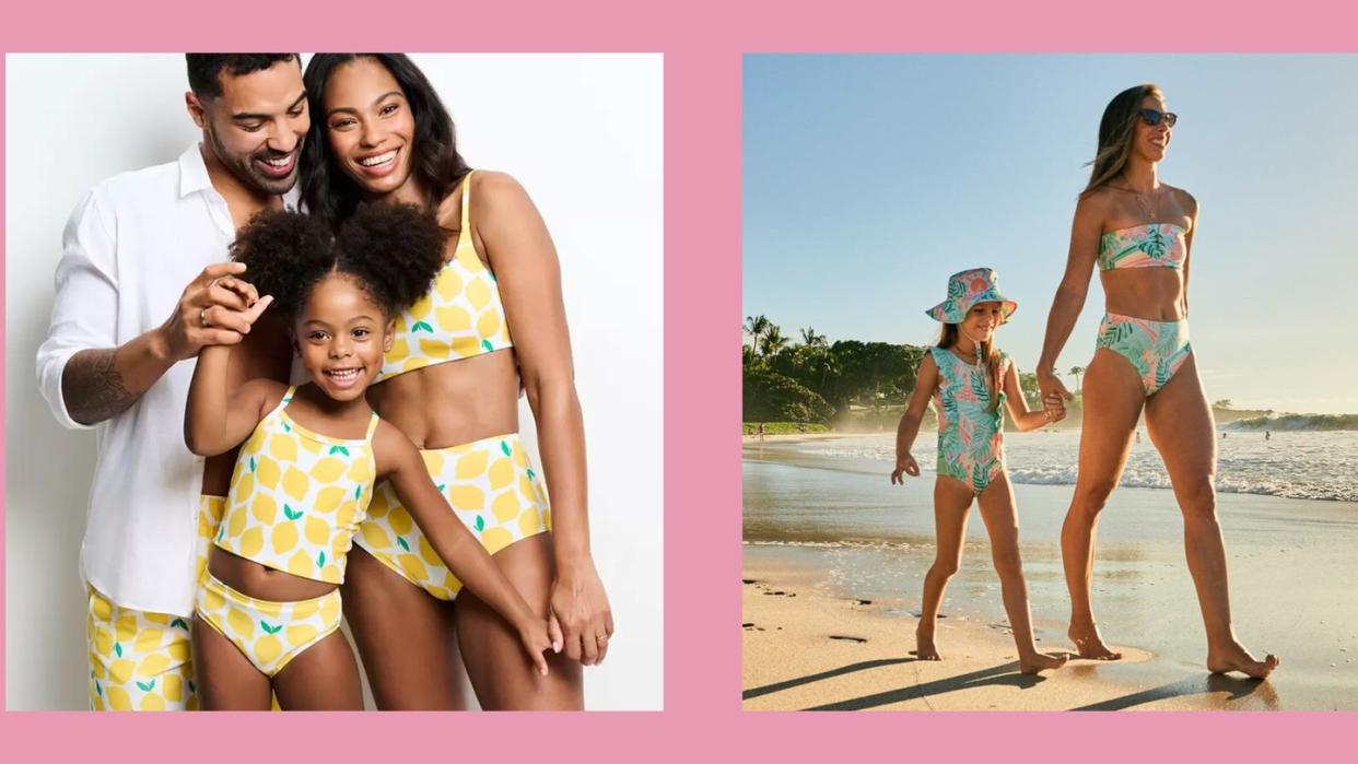 matching family swimsuits