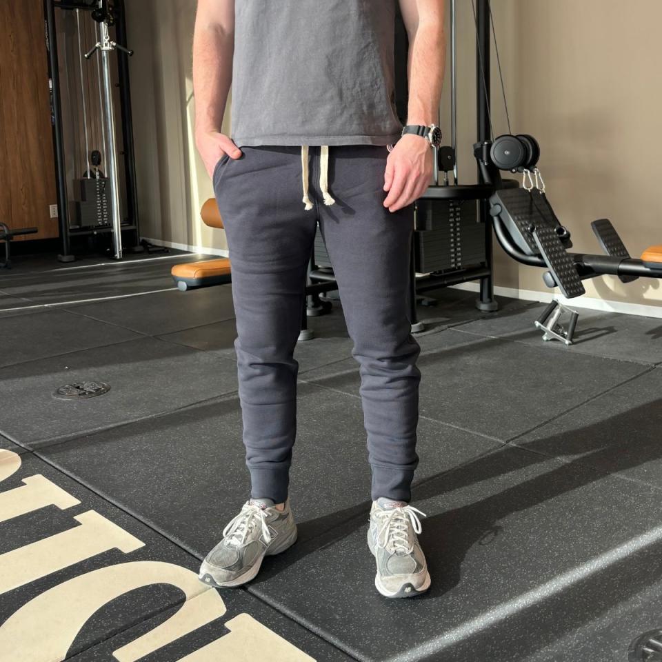 <p><a href="https://go.redirectingat.com?id=74968X1596630&url=https%3A%2F%2Fwww.toddsnyder.com%2Fcollections%2Ftodd-snyder-champion-sweatpants-shorts%2Fproducts%2Fslim-jogger-sweatpant-original-navy-1&sref=https%3A%2F%2Fwww.menshealth.com%2Fstyle%2Fg25474450%2Fbest-mens-sweatpants%2F" rel="nofollow noopener" target="_blank" data-ylk="slk:Shop Now;elm:context_link;itc:0;sec:content-canvas" class="link ">Shop Now</a></p><p>Midweight Slim Jogger Sweatpant </p><p>toddsnyder.com</p><p>$118.00</p>