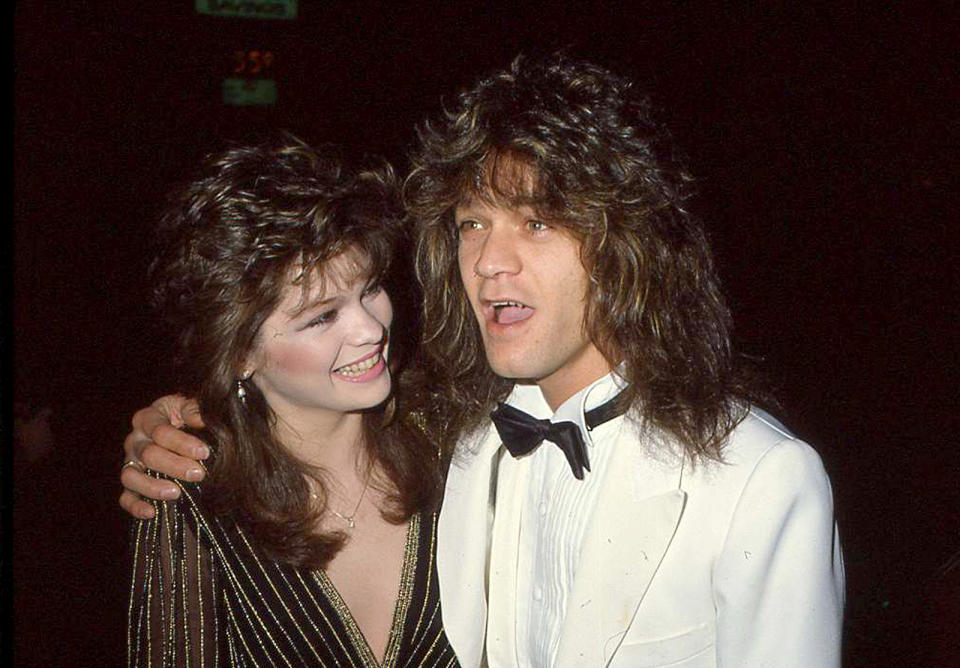 Valerie Bertinelli and Eddike Van Haling