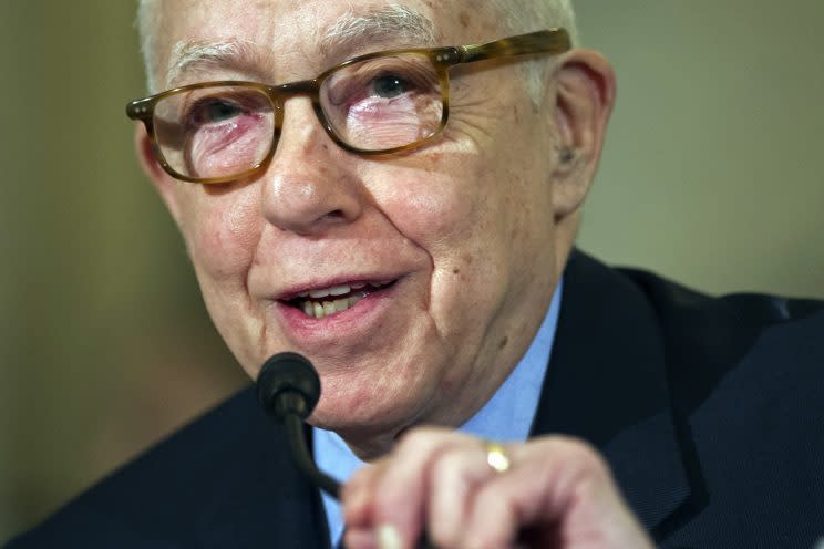 Former Attorney General Michael Mukasey. (Photo: Cliff Owen/AP)