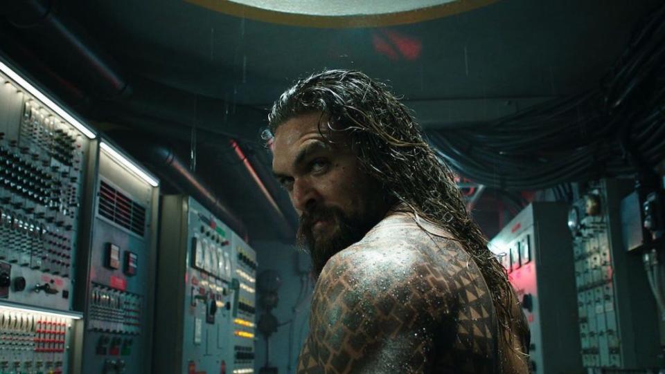 Jason Momoa as Arthur Curry/Aquaman.