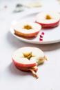 <p>Peanut butter sandwiched between apple slices makes for a nutritious, kid-friendly snack any time of year. Give the snack a Christmas twist by cutting out the centers with festive cookie-cutter shapes, like stars or snowmen.</p><p><em><a href="https://www.healthylittlefoodies.com/christmas-apple-and-peanut-butter-sandwiches/" rel="nofollow noopener" target="_blank" data-ylk="slk:Get the recipe from Healthy Little Eaters »;elm:context_link;itc:0;sec:content-canvas" class="link ">Get the recipe from Healthy Little Eaters »</a></em> </p>