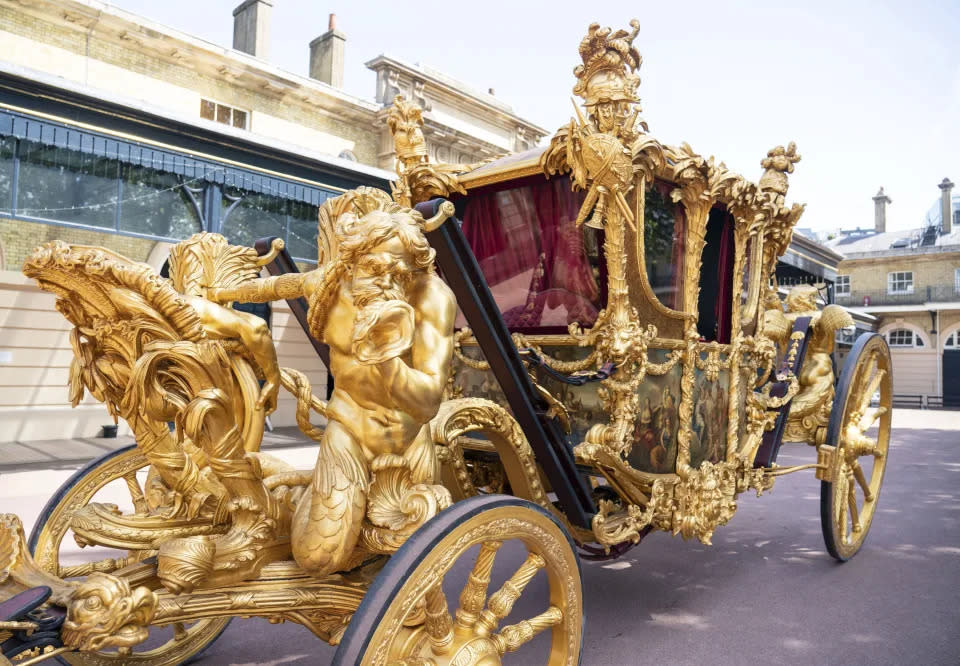 王室金馬車已經有超過 200 年歷史。