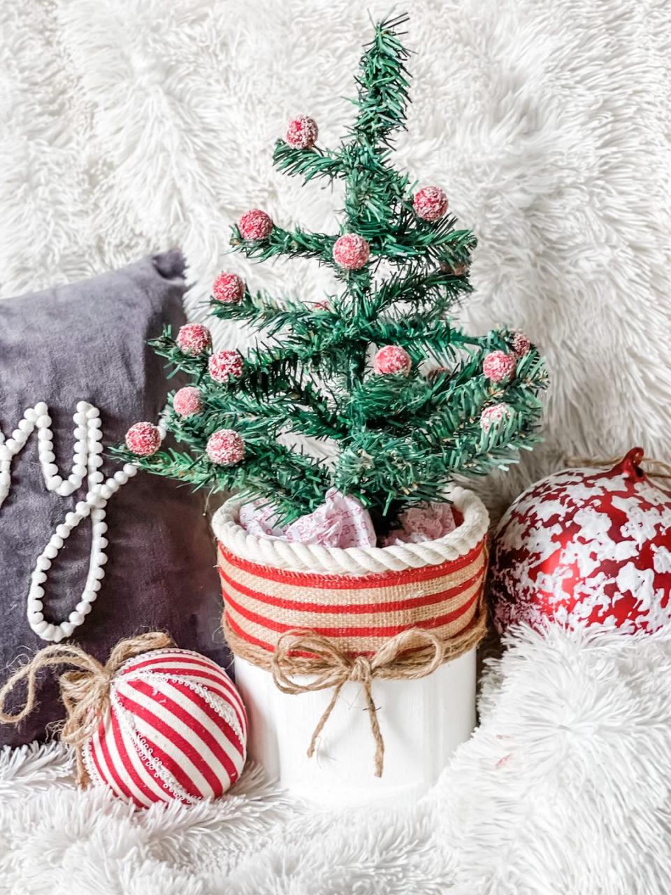 Coffee Can Christmas Tree Stand