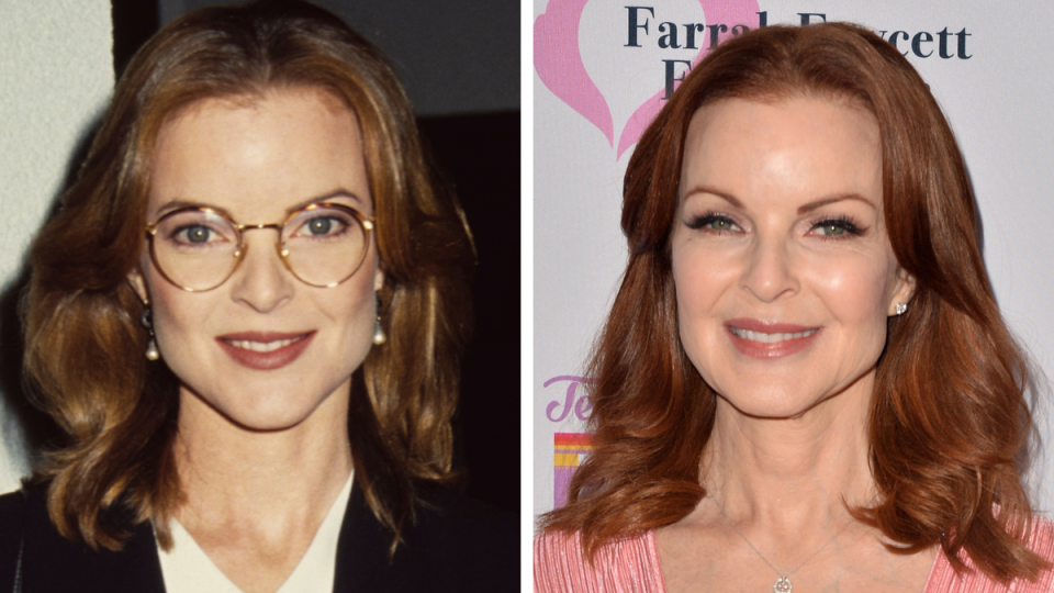 Marcia Cross in 1994 and 2019  melrose place cast