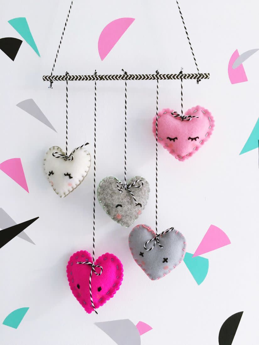 Felt Heart Mobile