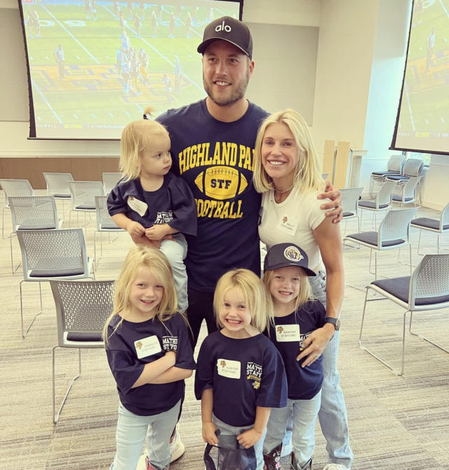 Matthew Stafford's Four Daughters Pose for First Day of School Photos