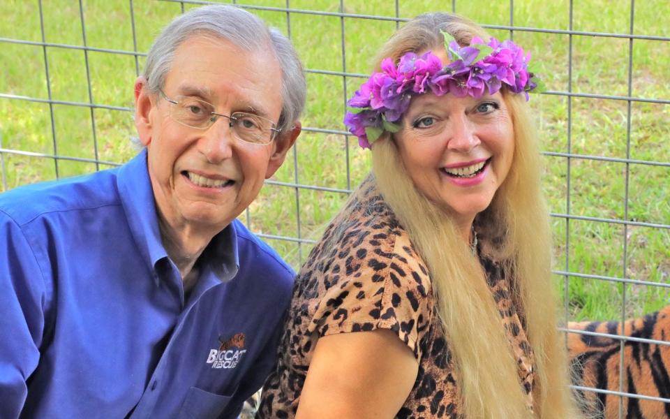 Carole Baskin with her husband, Howard - c/o Carole Baskin