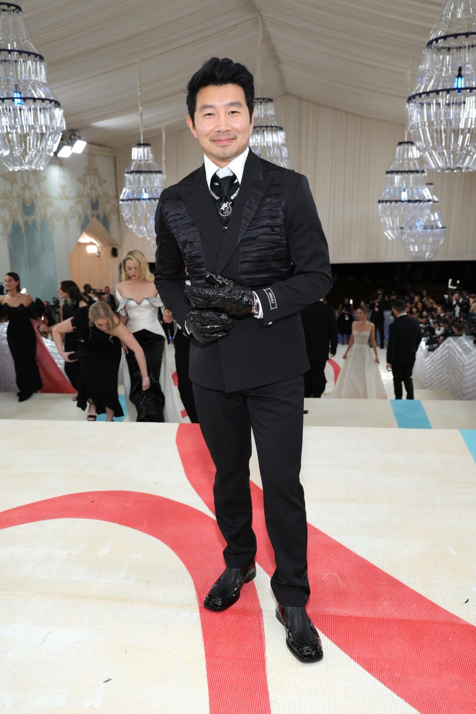 Simu Liu attends the 2023 Met Gala.